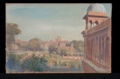 Red Fort from Jama Masjid by Tim Scott Bolton